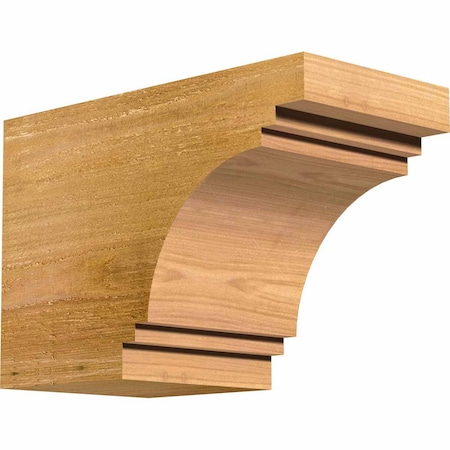 Pescadero Rough Sawn Rafter Tail, Western Red Cedar, 6W X 8H X 12L